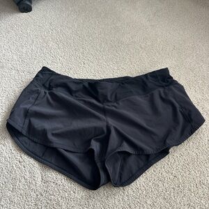 lululemon athletica Women's Black Athletic Shorts